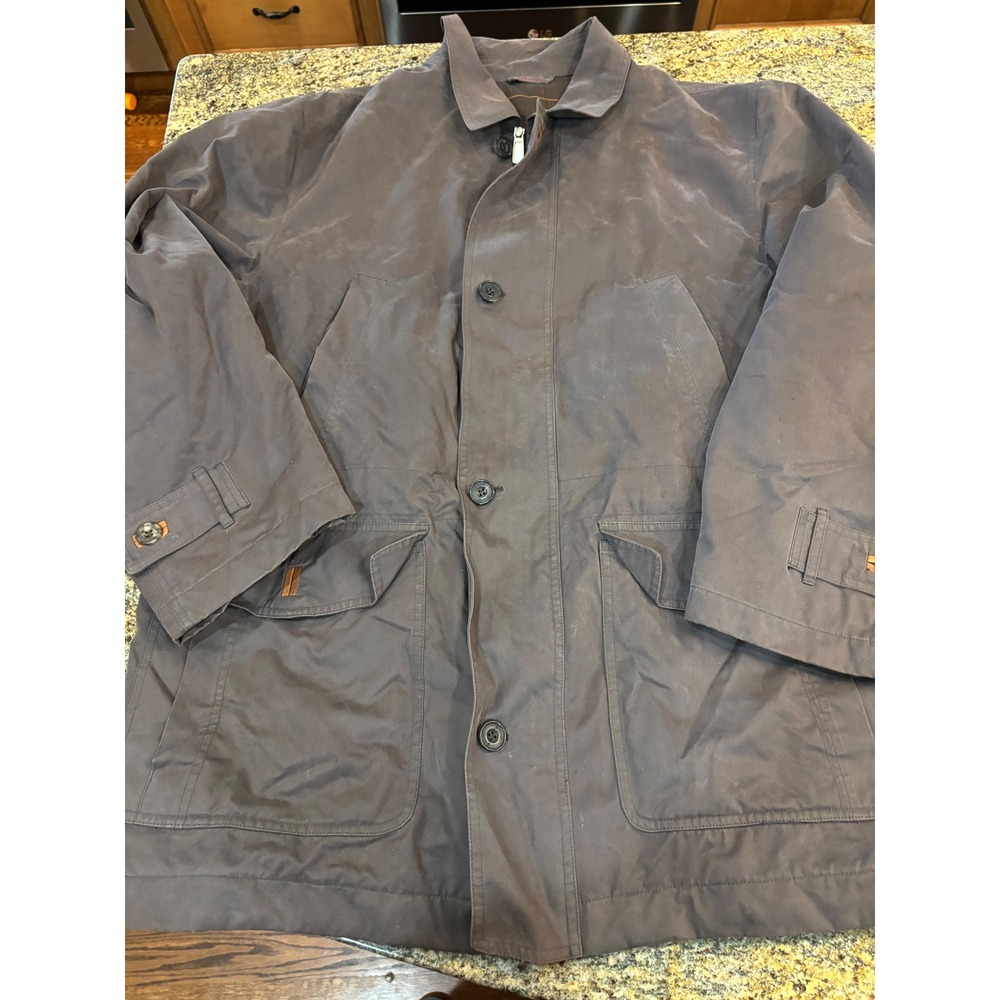 Brioni Sport Coat Mens XXL Brown Field Jacket Quilted Lining Italy Luxury